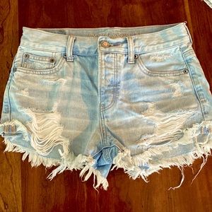 American Eagle Outfitters Tomgirl Tom Girl Shortie Shorts Distressed 6